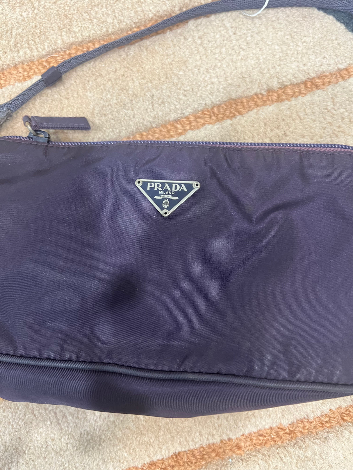 #39 Prada Nylon Pochette Purple