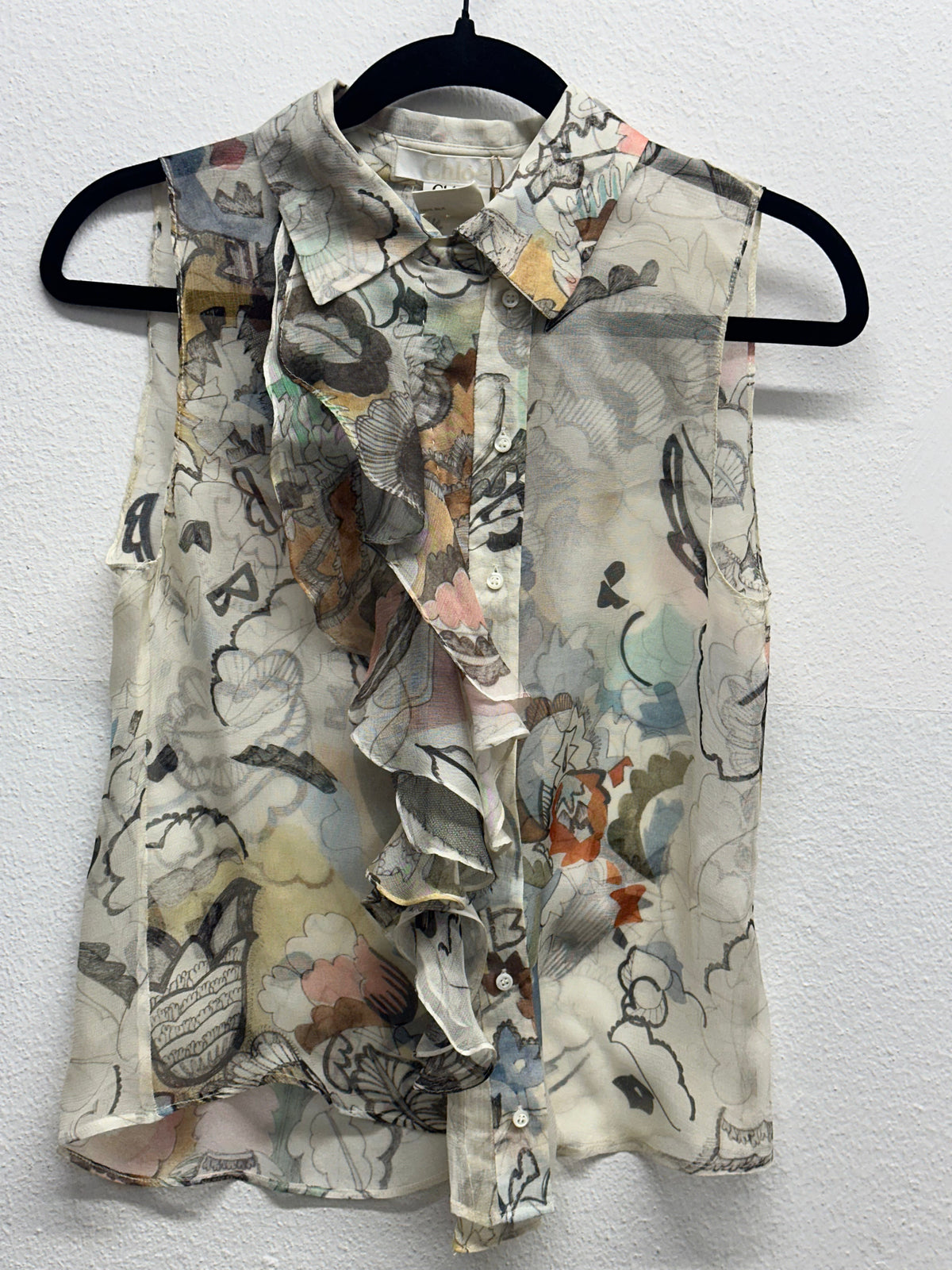 Chloe 2008 Fall RTW silk blouse