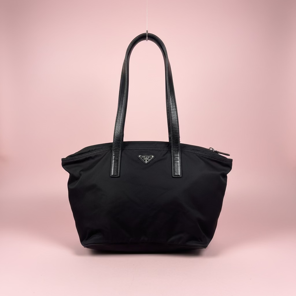 #25 Prada tessutto top handle mini tote
