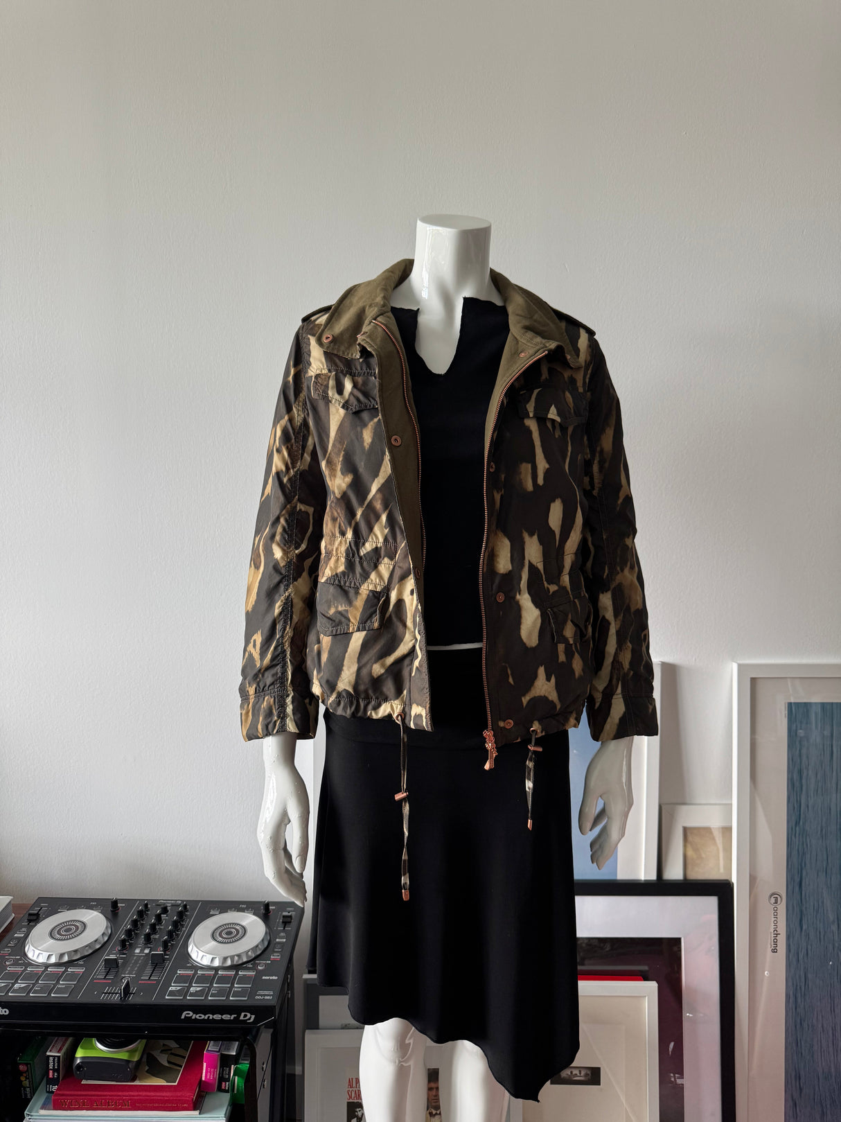 ESCADA SPORT Animal/Camo Print Bomber Jacket