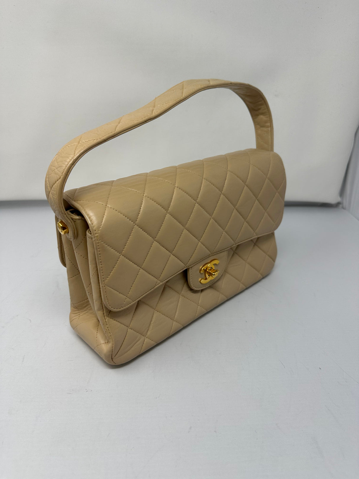 Chanel Lambskin Double Sided Flap Bag