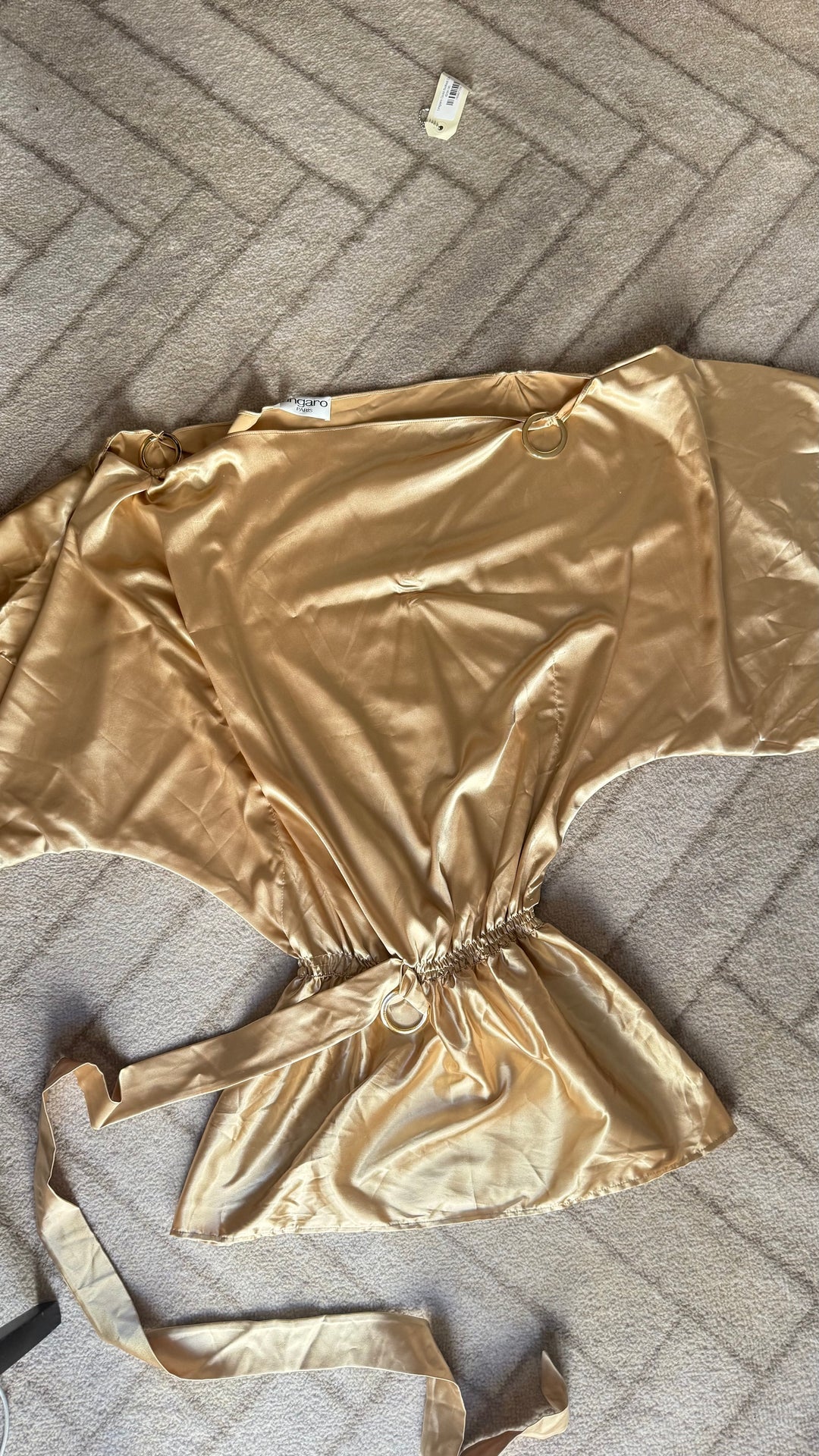 Ungaro Gold Belted Dress