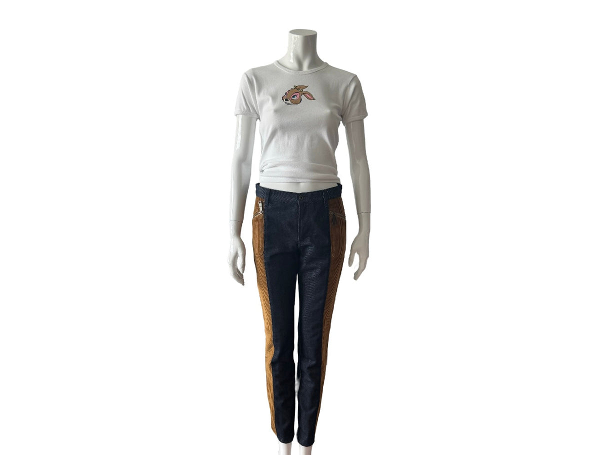 DOLCE & GABBANA Denim and Corduroy Pants
