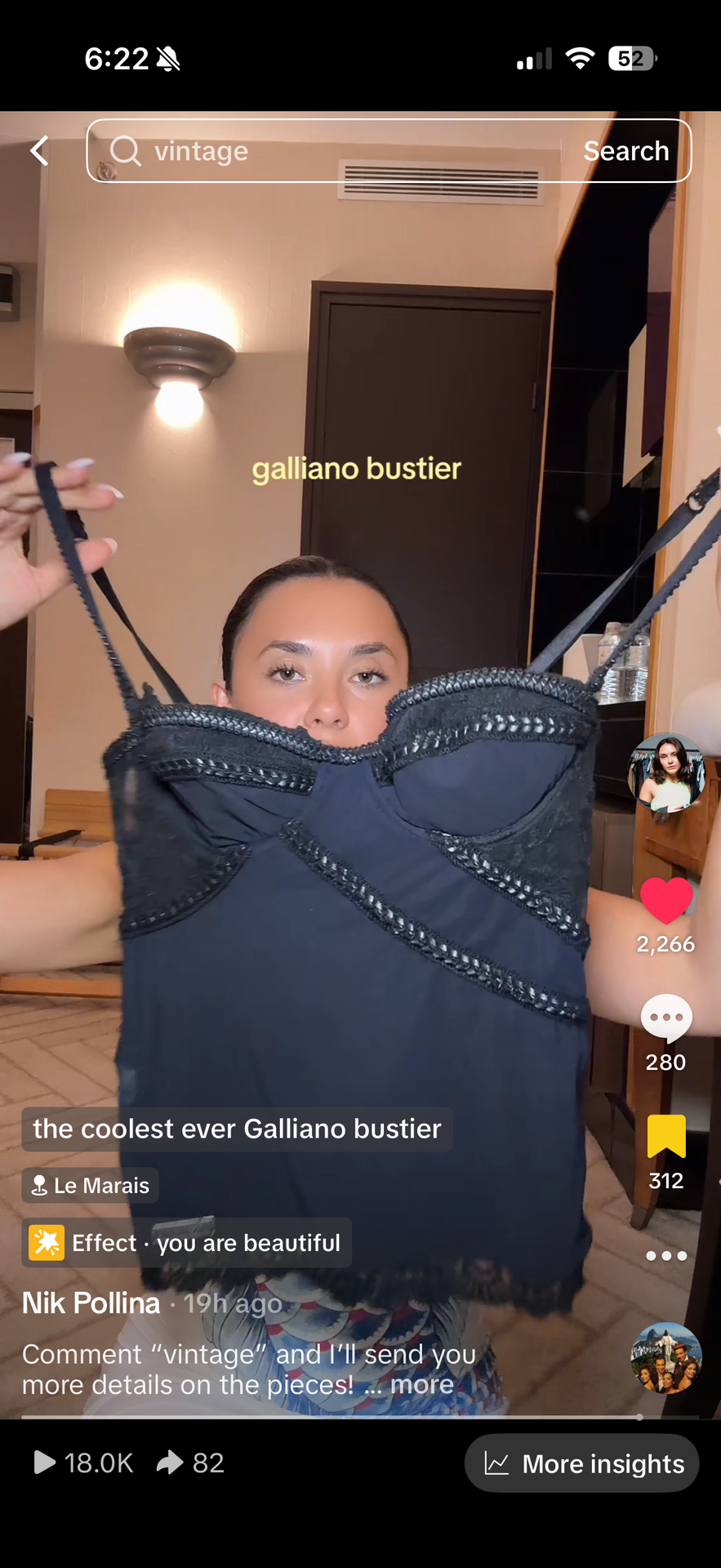John Galliano Black Bustier