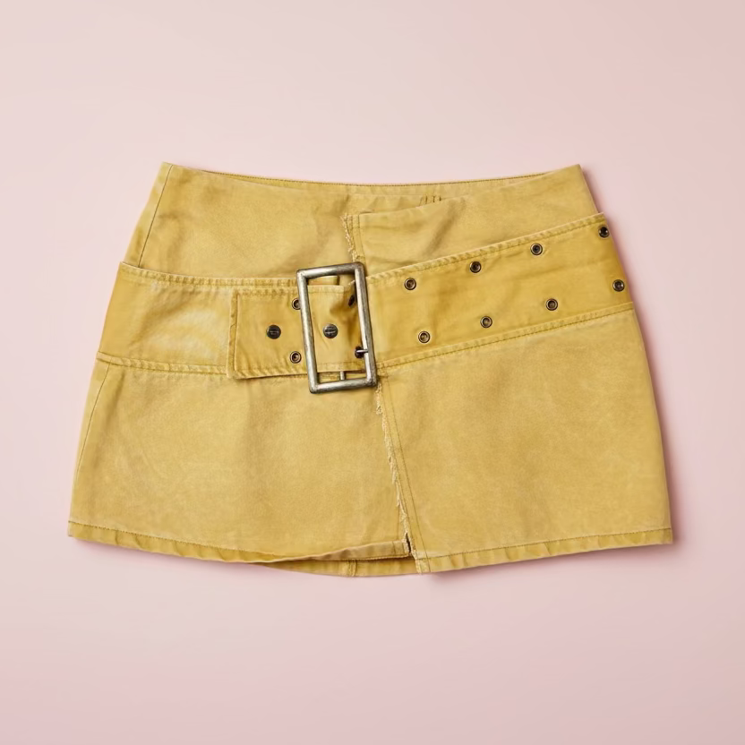 Diesel yellow skirt size 26