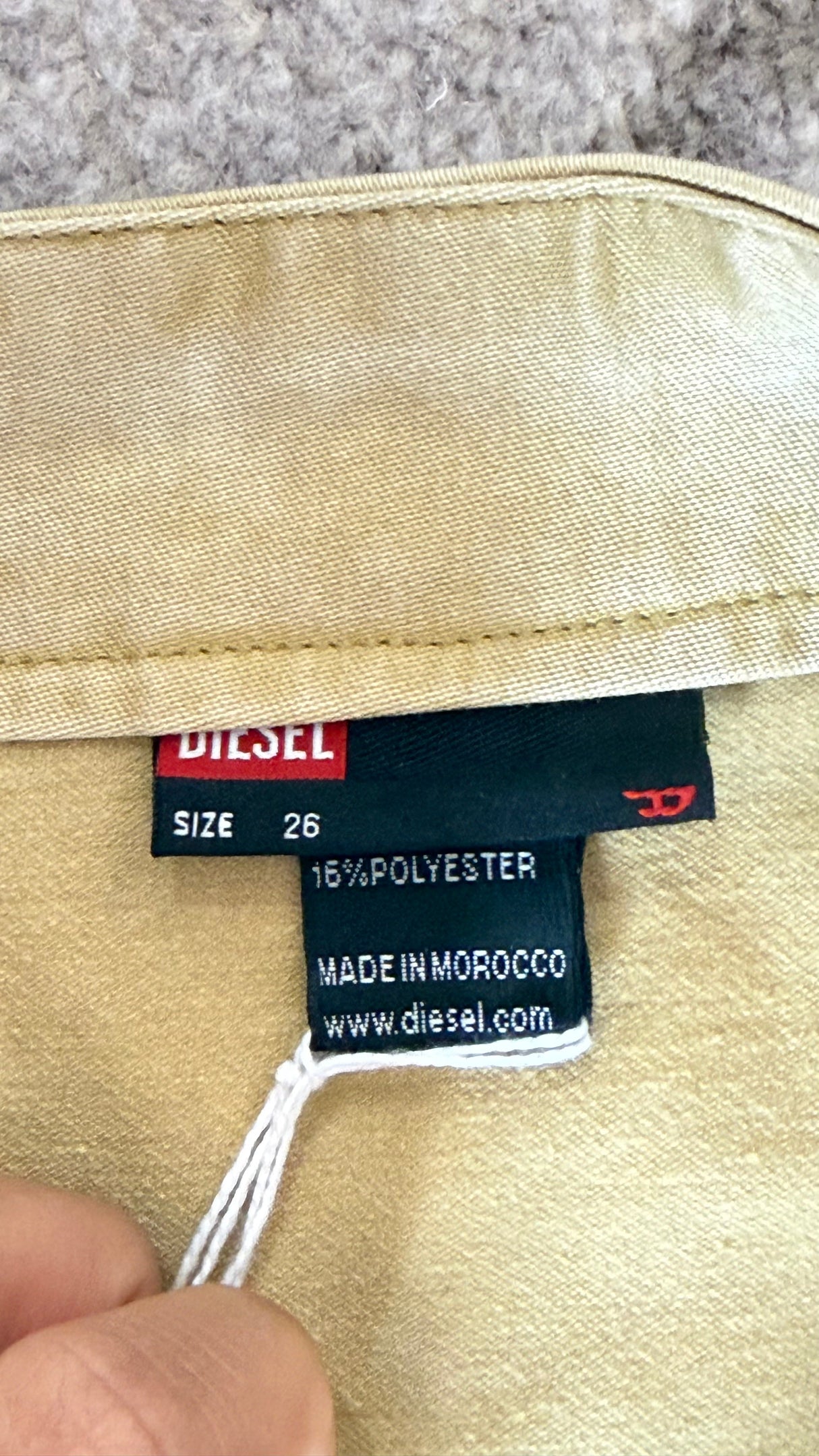Diesel yellow skirt size 26