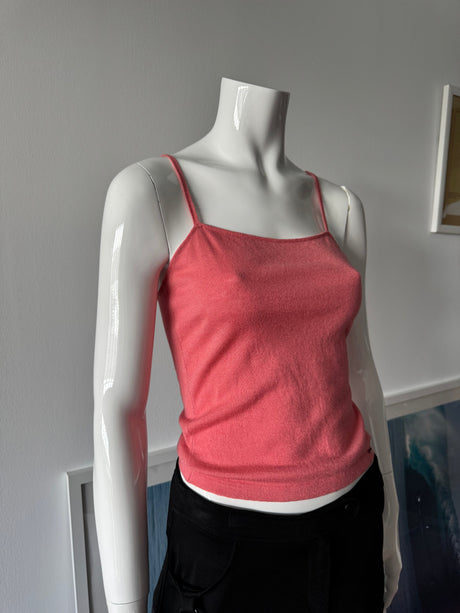 BLUMARINE Coral Sweater Tank Top