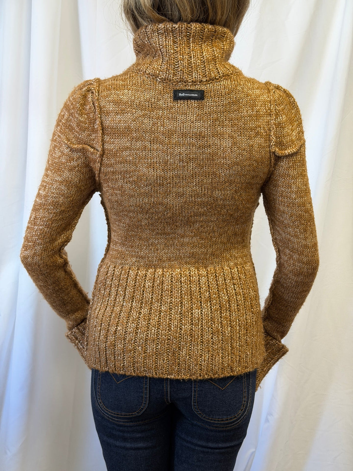 D&G Dolce & Gabbana Knit Zip-Up Cardigan