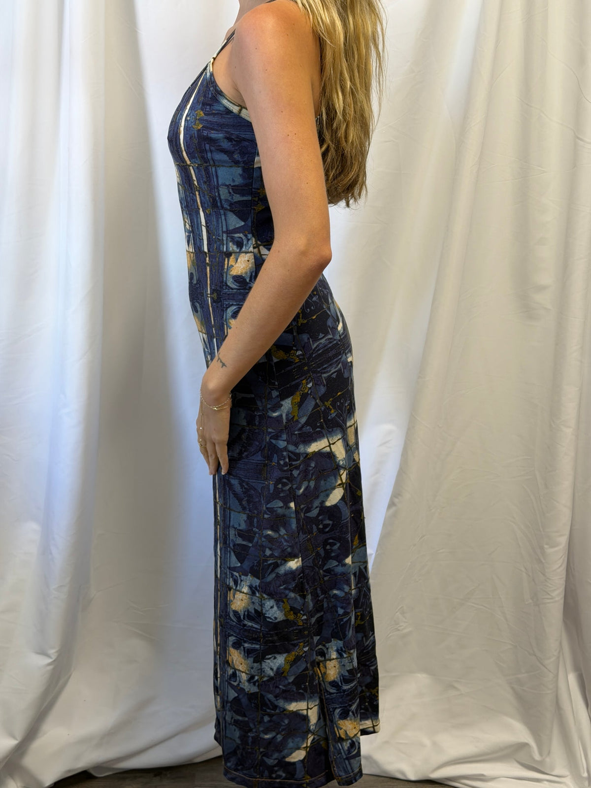 Gaultier Print Maxi Dress