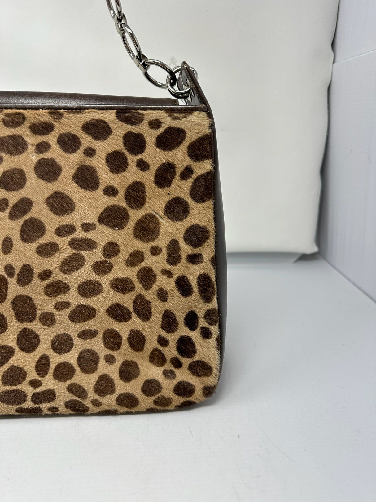 YSL Leopard Print Pony Hair (comes with original duster)
