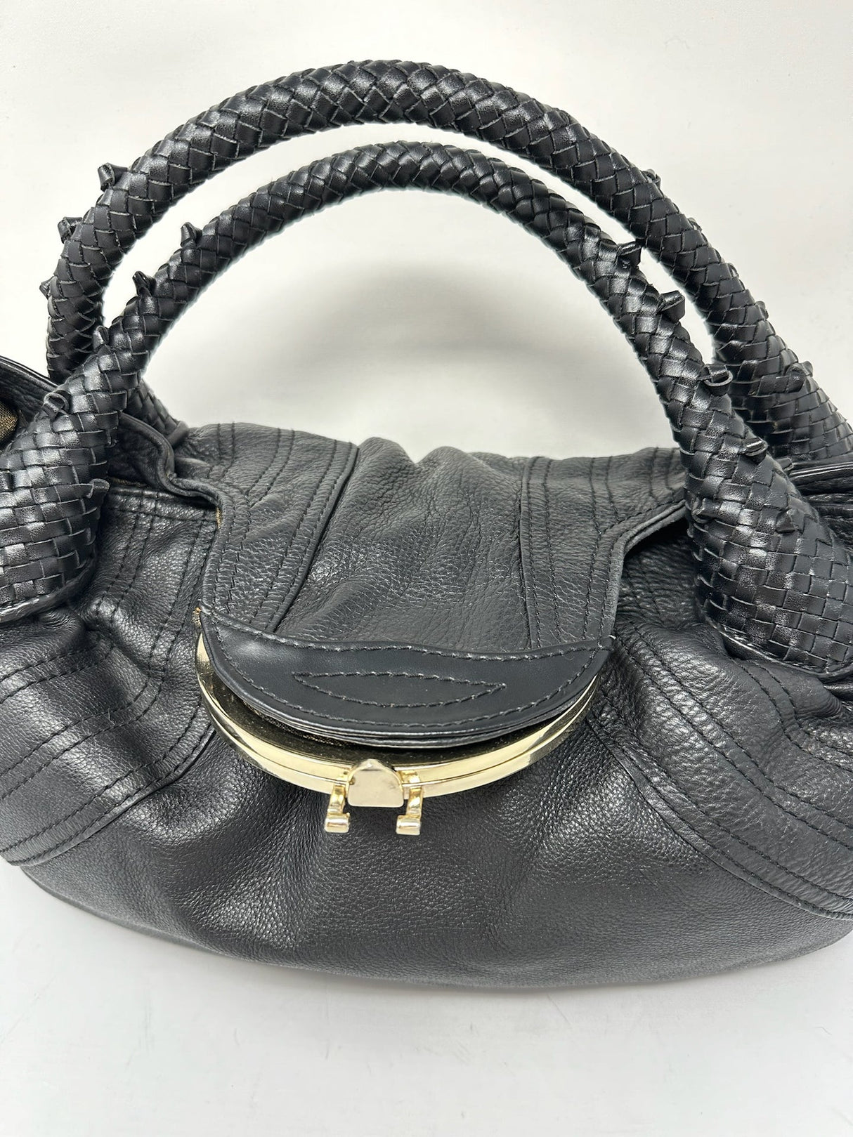 Fendi Spy Bag Black Leather