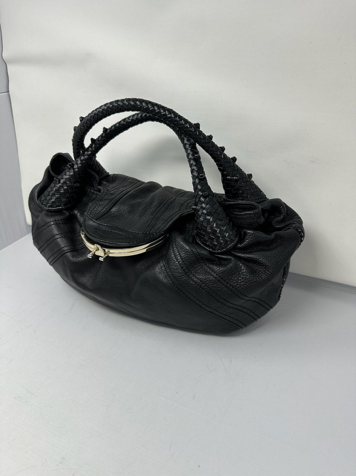 Fendi Spy Bag Black Leather