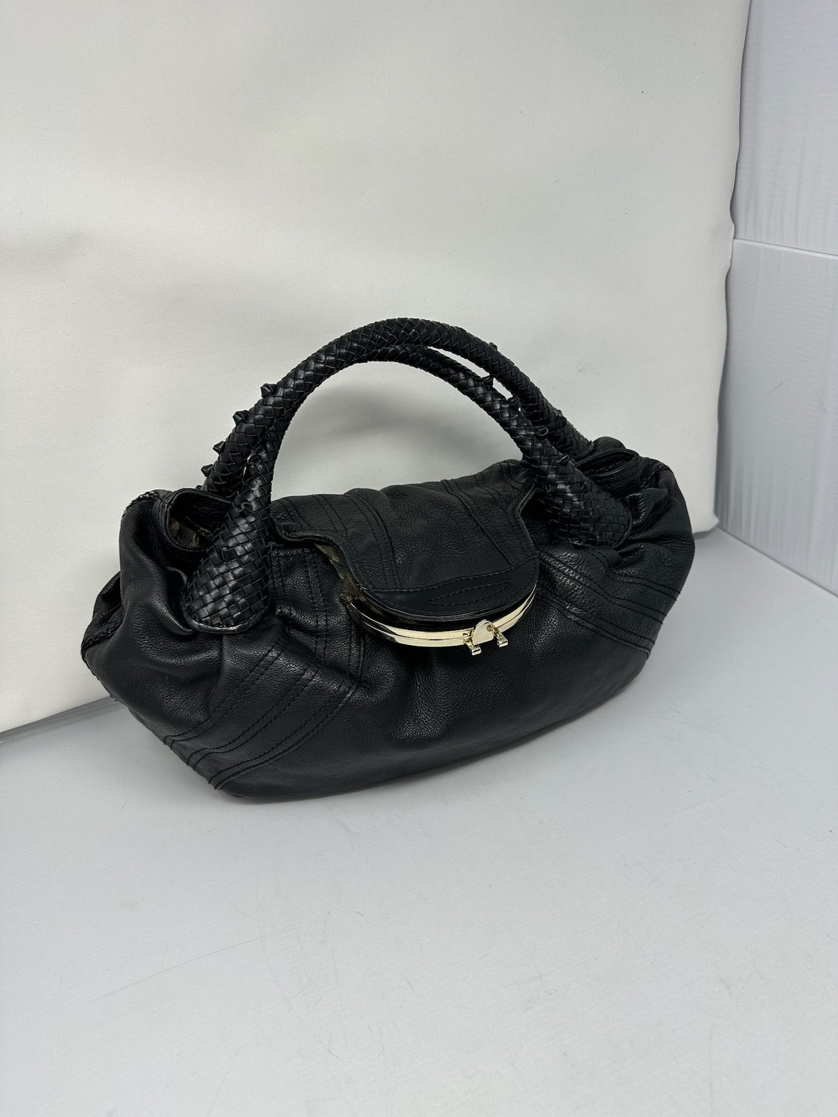 Fendi Spy Bag Black Leather