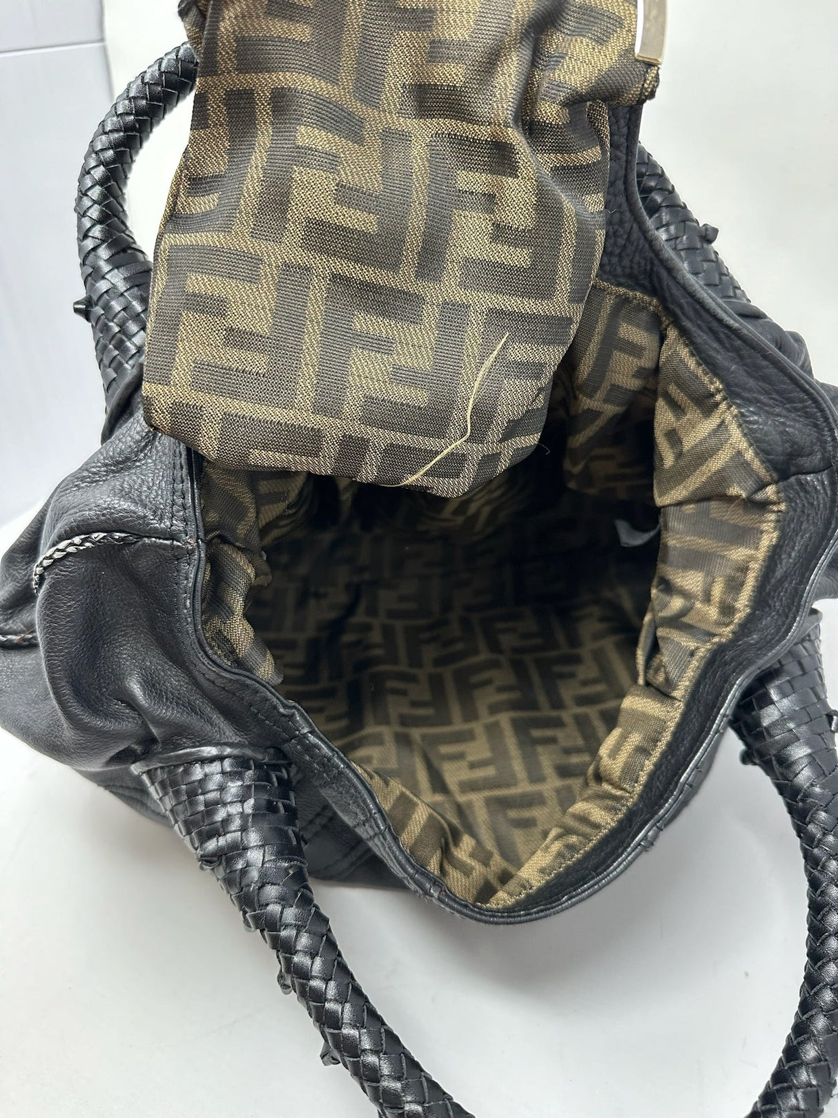 Fendi Spy Bag Black Leather