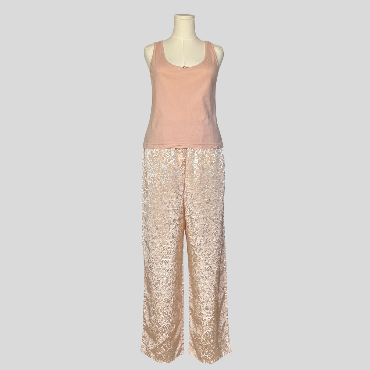 Floral brocade pajama set