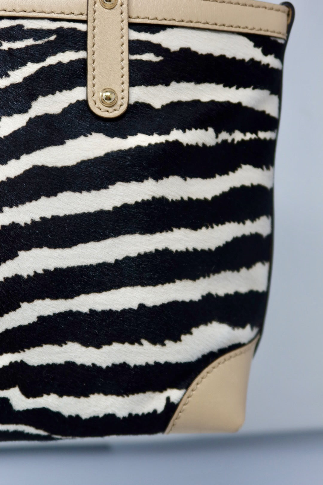 Gucci Calf Leather Tote Bag Zebra Pattern (Copy)