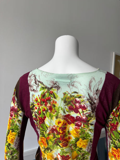 JEAN PAUL GAULTIER Fruit Print Long Sleeve Top