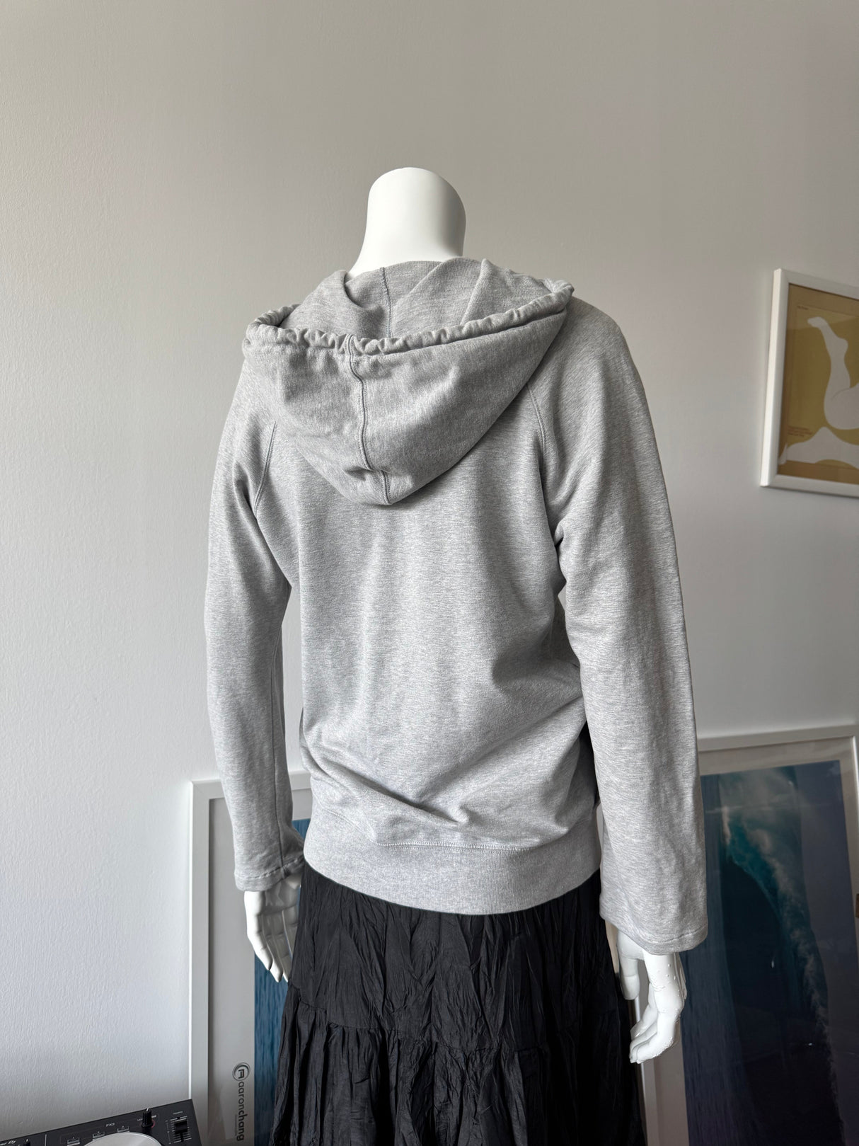 DOLCE & GABBANA Grey Zip Up Hoodie