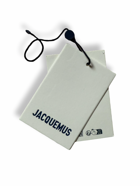 Jacquemus Le Grand Bambino Snake embossed leather ivory two way wear bag like new authentic