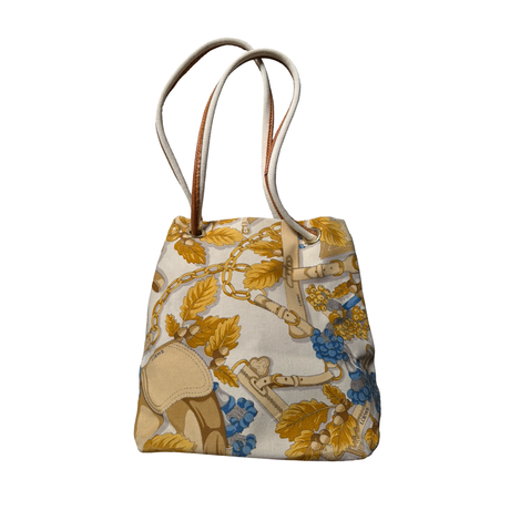 Loewe Vintage Scarf Print Tote