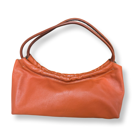 Miu Miu Orange Dumpling Bag