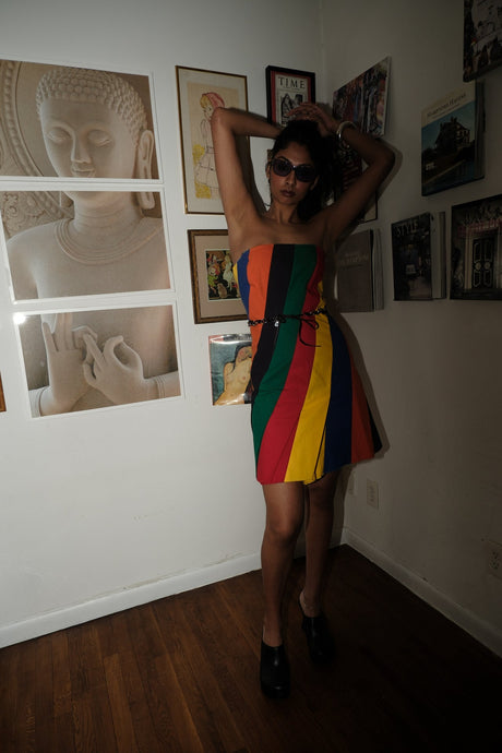 Jean-Charles de Castelbajac Whimsical Strapless Dress