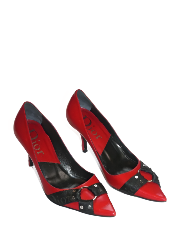 Red and Black Dior Pumps