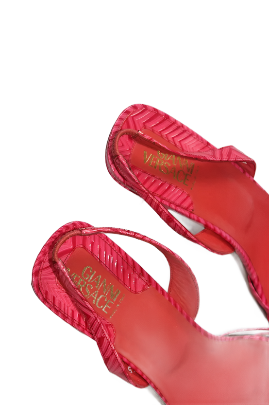 Hot Pink Versace Sandals