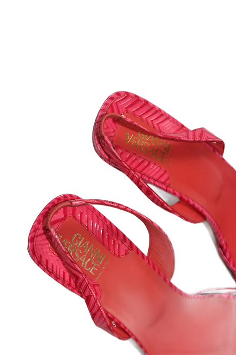 Hot Pink Versace Sandals