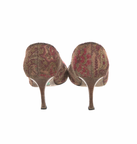 Manolo Blahnik Printed Pumps