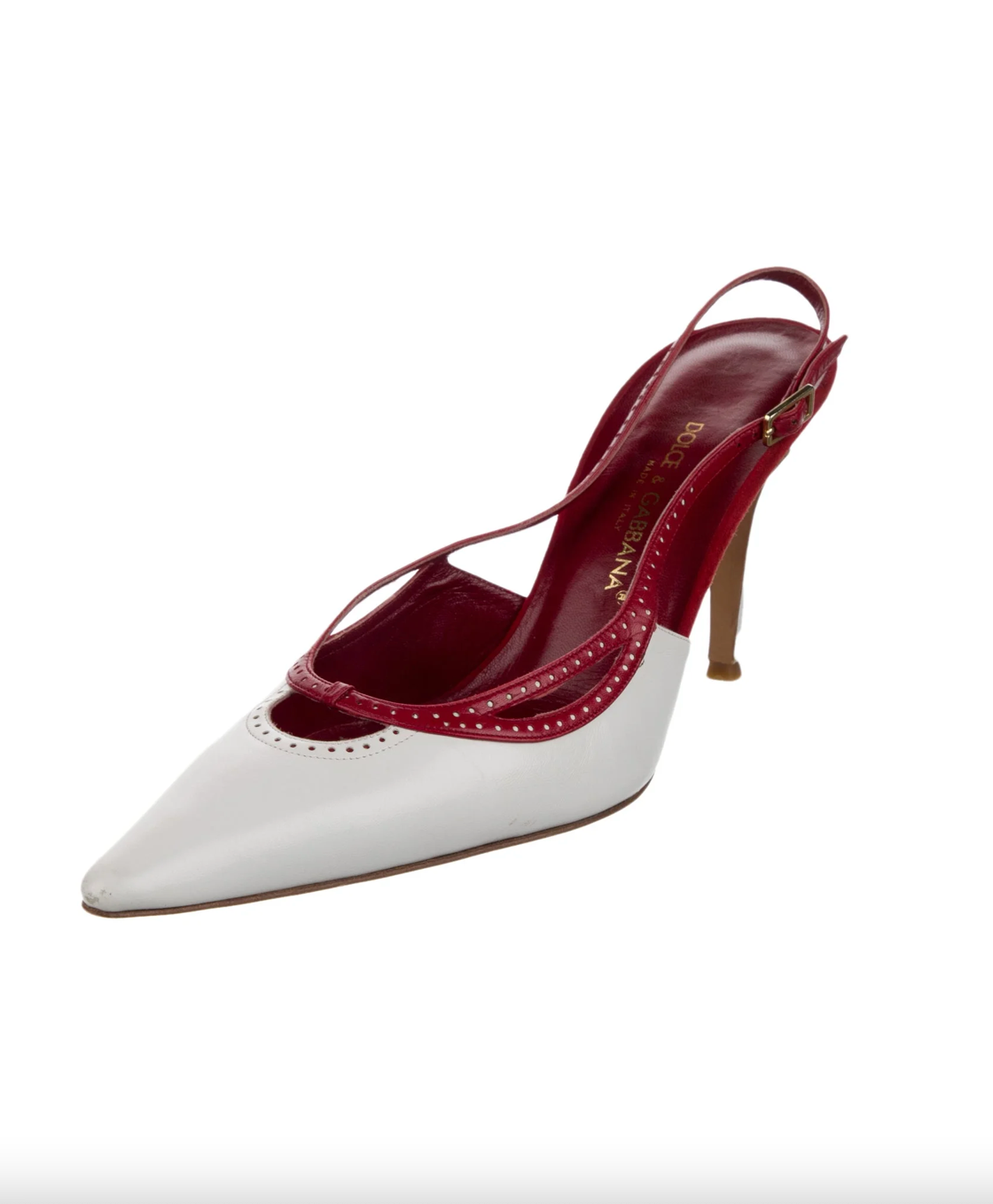 Dolce & Gabbana Colorblock Slingback Pumps