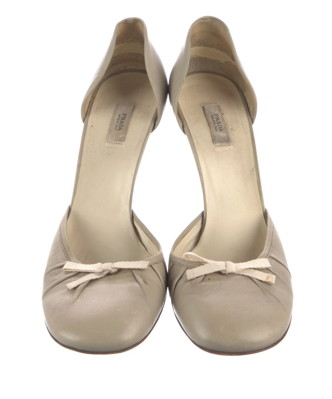 Prada Bow Accent Pumps
