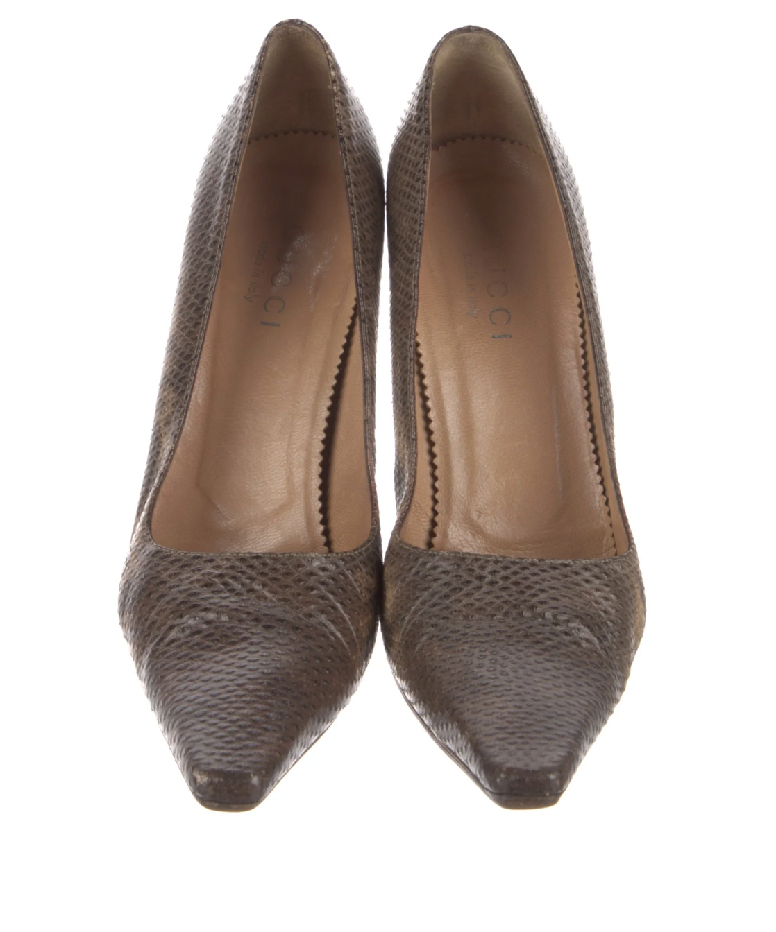 Gucci Karung Animal Print Pumps