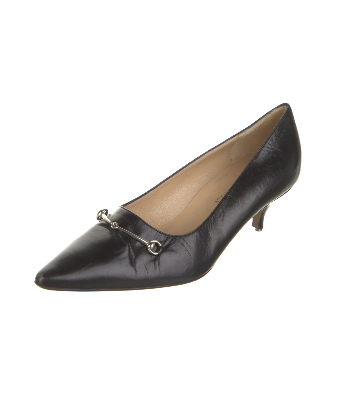 Gucci Horsebit Accent Kitten Heels