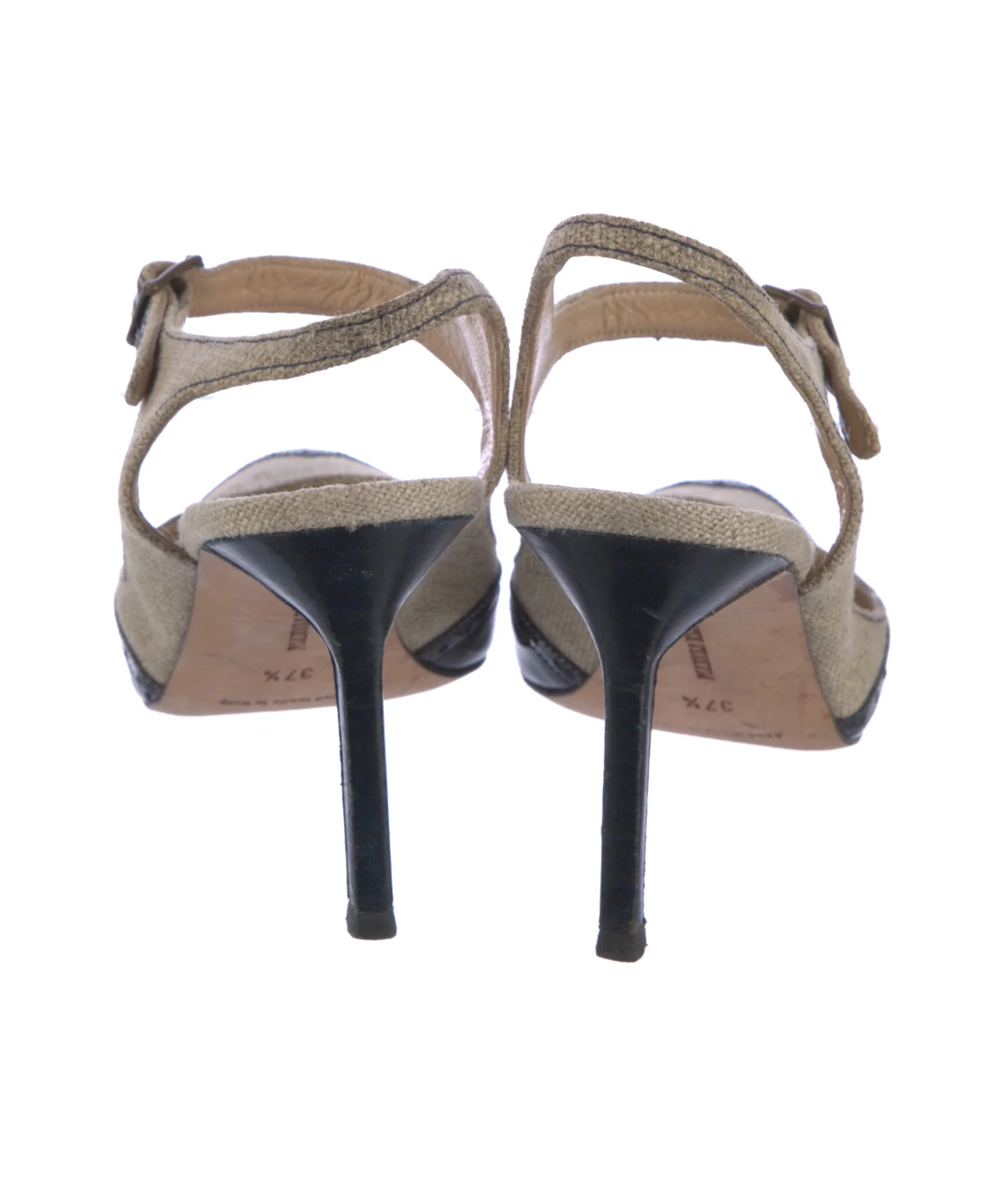 Manolo Blahnik Canvas Pumps