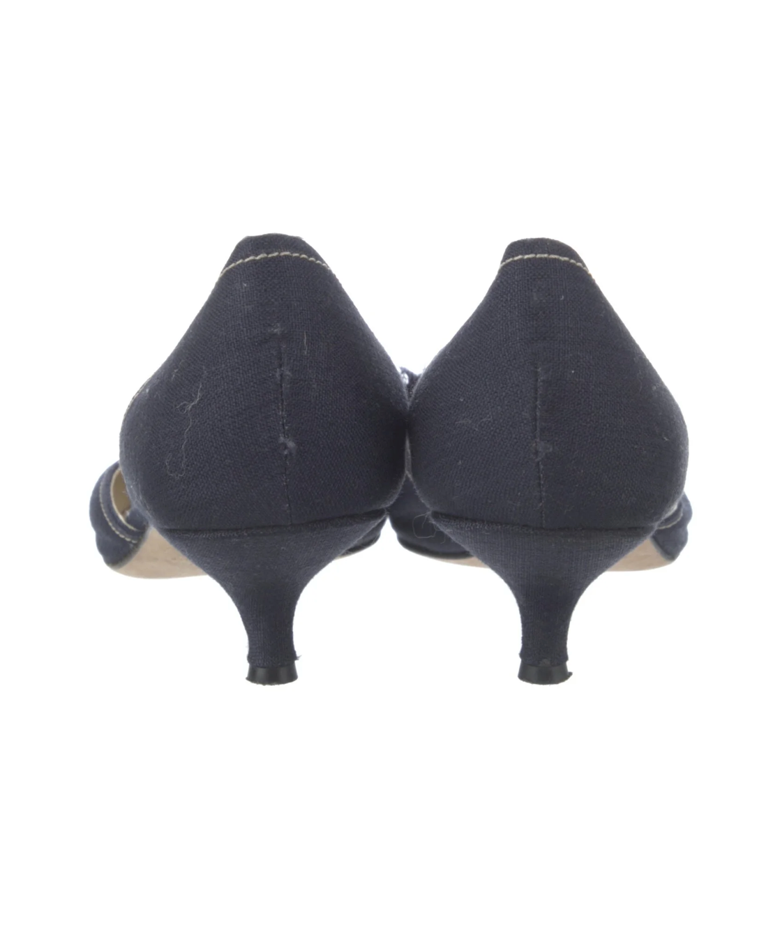 Prada Denim Kitten Heels