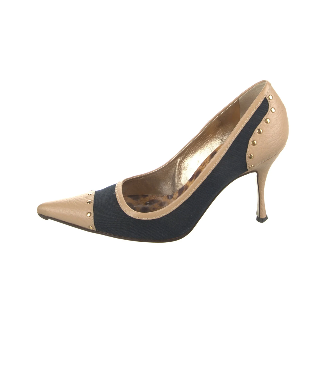 Dolce & Gabbana Canvas and Leather Heels