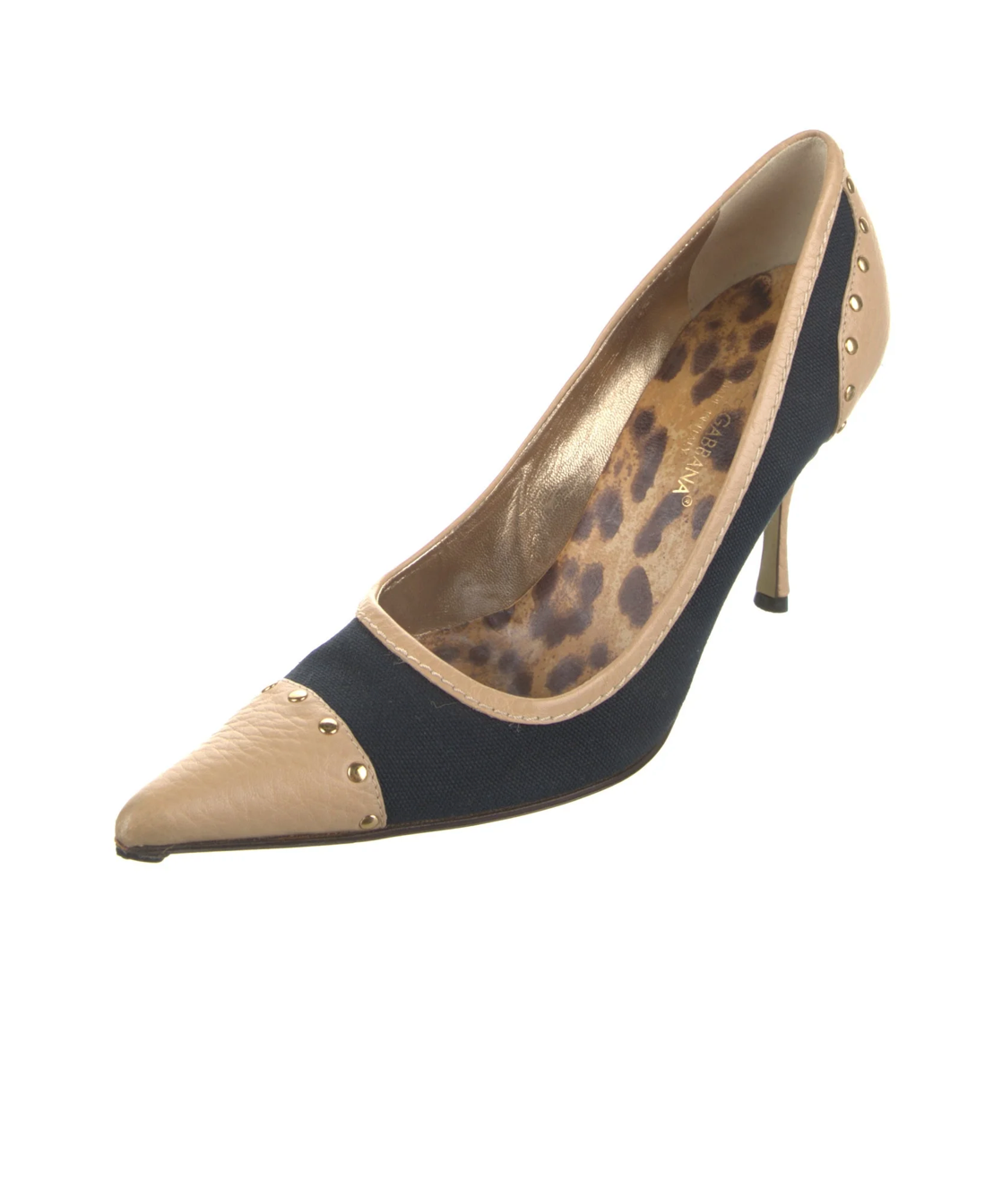 Dolce & Gabbana Canvas and Leather Heels