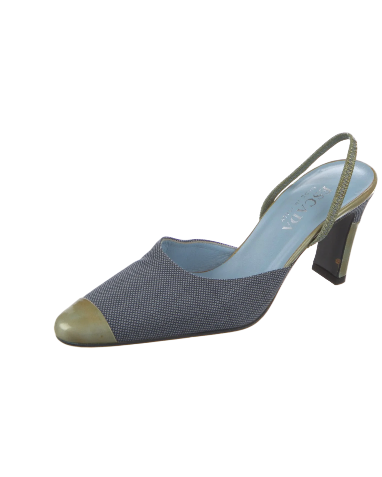 Escada Denim Slingbacks