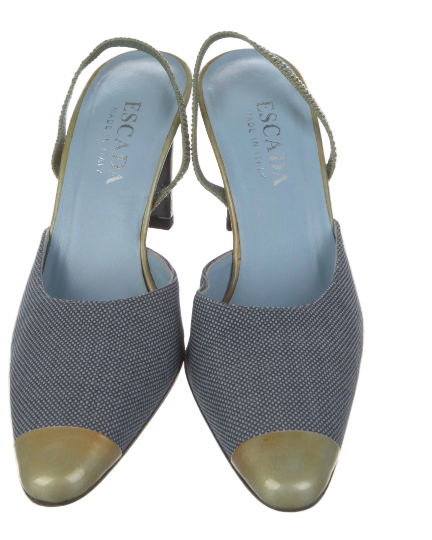 Escada Denim Slingbacks