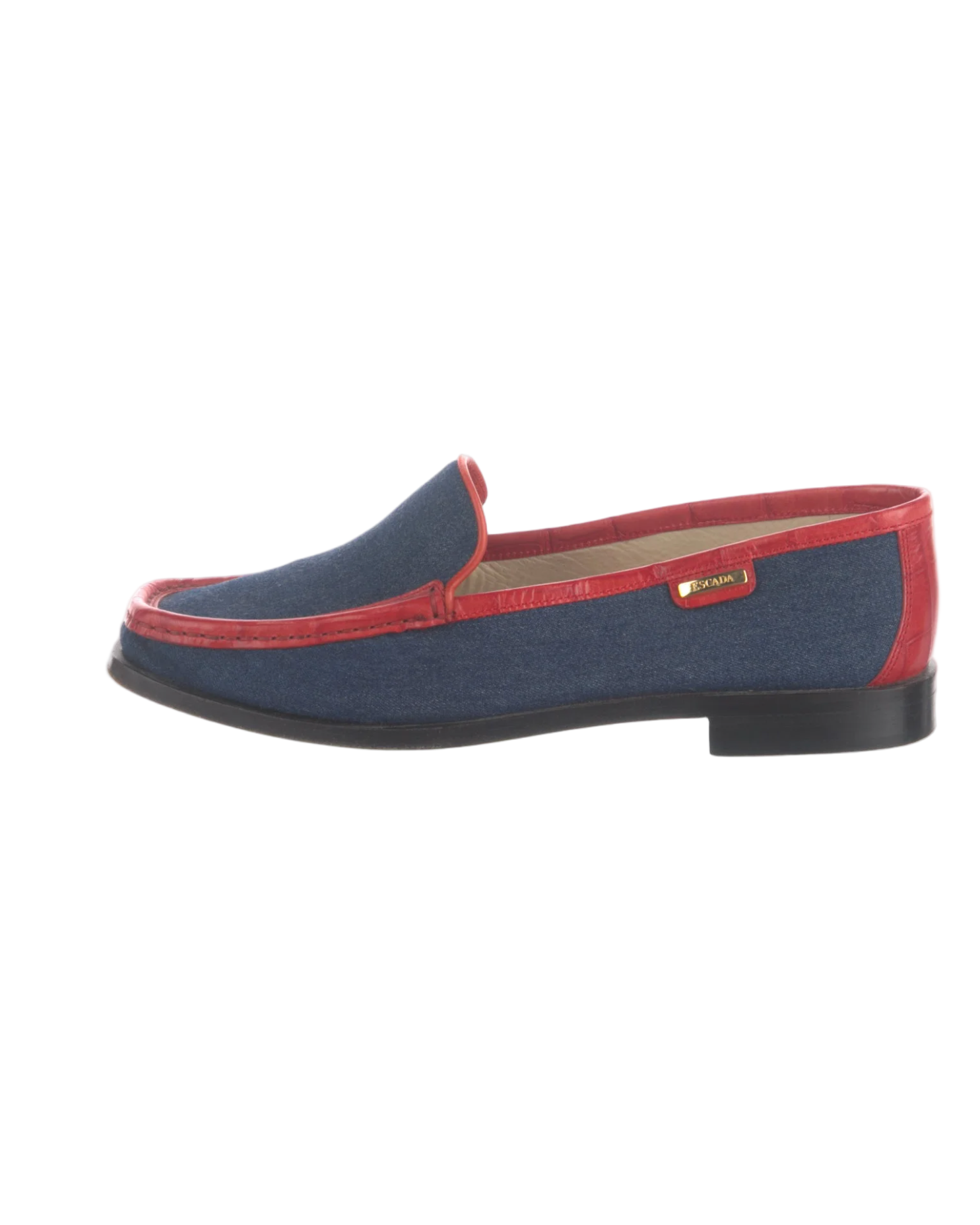 Escada Denim Loafers