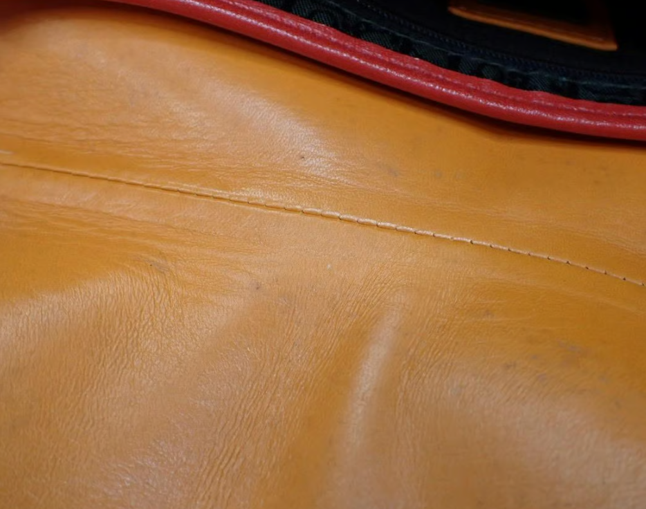 Rare John Galliano Dior Laser Cut Leather Saddle Bag