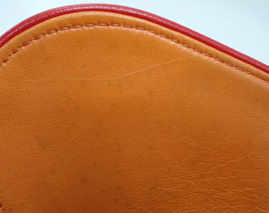 Rare John Galliano Dior Laser Cut Leather Saddle Bag