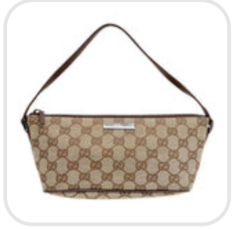 Boat Brown GG Canvas Hand Bag