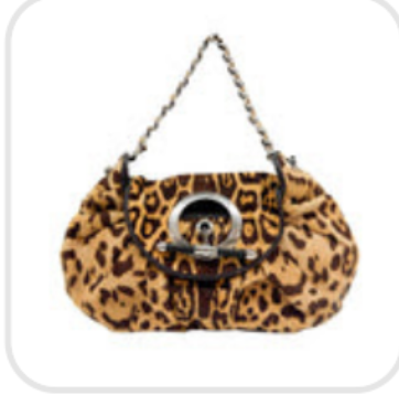 Jazzclub Brown Leopard Print Pony Hair Shoulder Bag
