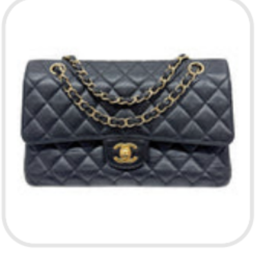 Classic Double Flap Black Matelasse Leather Shoulder Bag