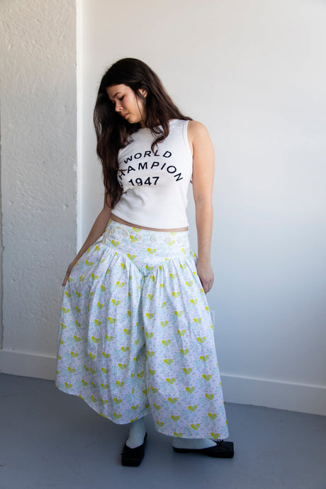 Pony wide leg pants