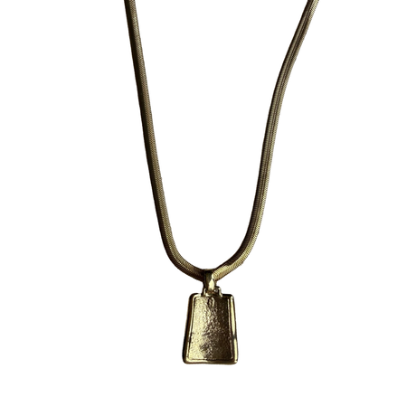 Yves Saint Laurent Vintage Rare Snake Chain Pendant