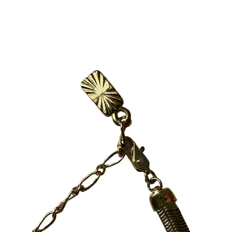 Yves Saint Laurent Vintage Rare Snake Chain Pendant