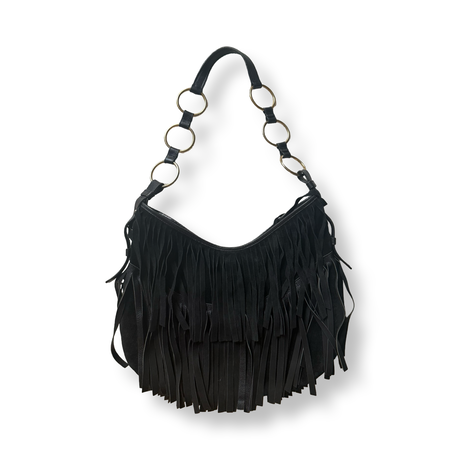 Yves Saint Laurent La Boheme Suede Fringe Shoulder